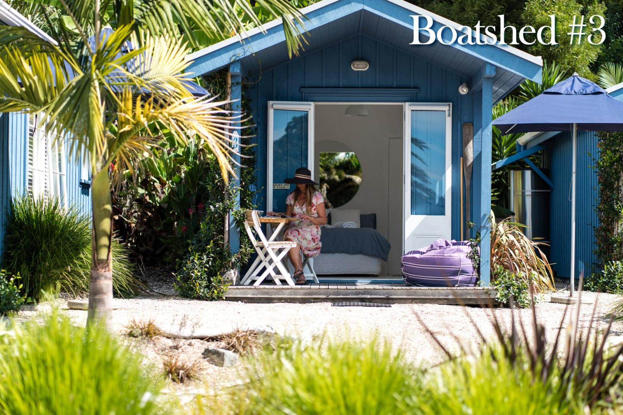 Apartamento Boatsheds On The Bay, Waiheke Island Ostend Habitación foto